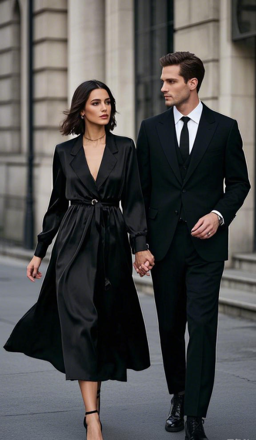 all black